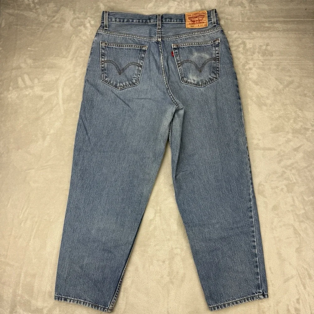 Levi's 560 Comfort Fit Jeans Mens Baggy Skater Tapered Street‎ Y2K Faded 32x30